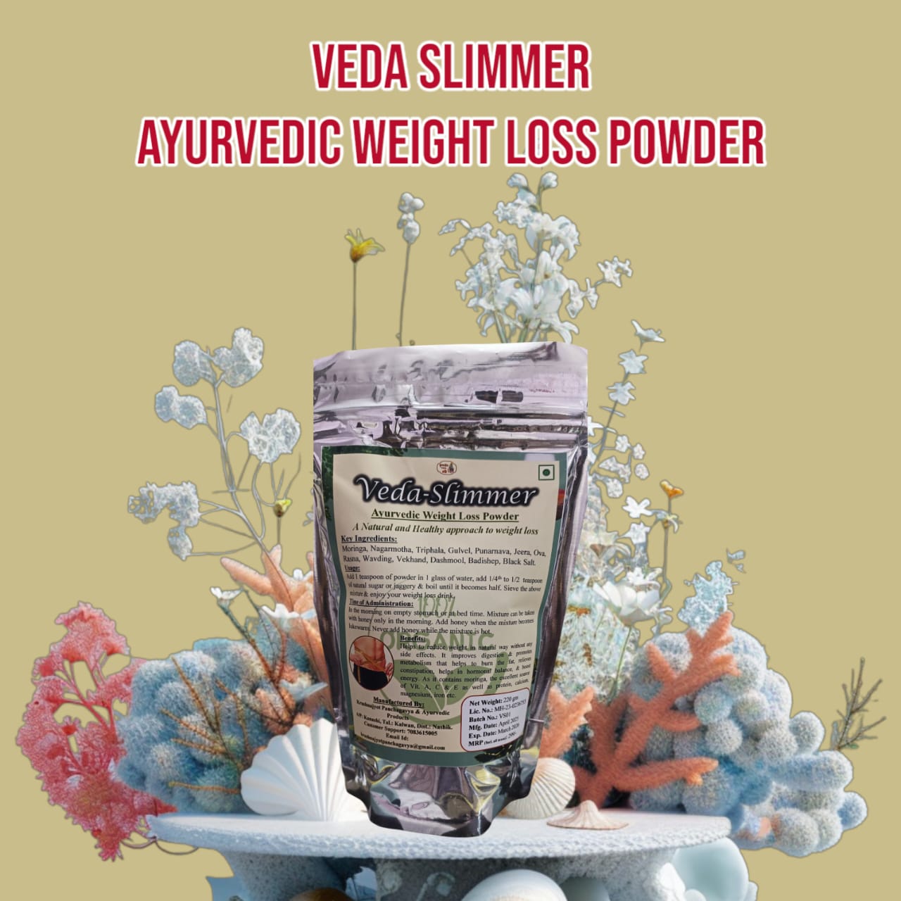 Veda Slimmer Ayurvedic Weight Loss Powder